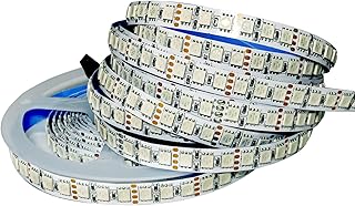 Tesfish LED Strip 12 V RGB, 5 m LED Strip Light SMD 5050 IP20 600 LEDs LED Ribbons Colorful Led Lights for Bedroom, Kitche…