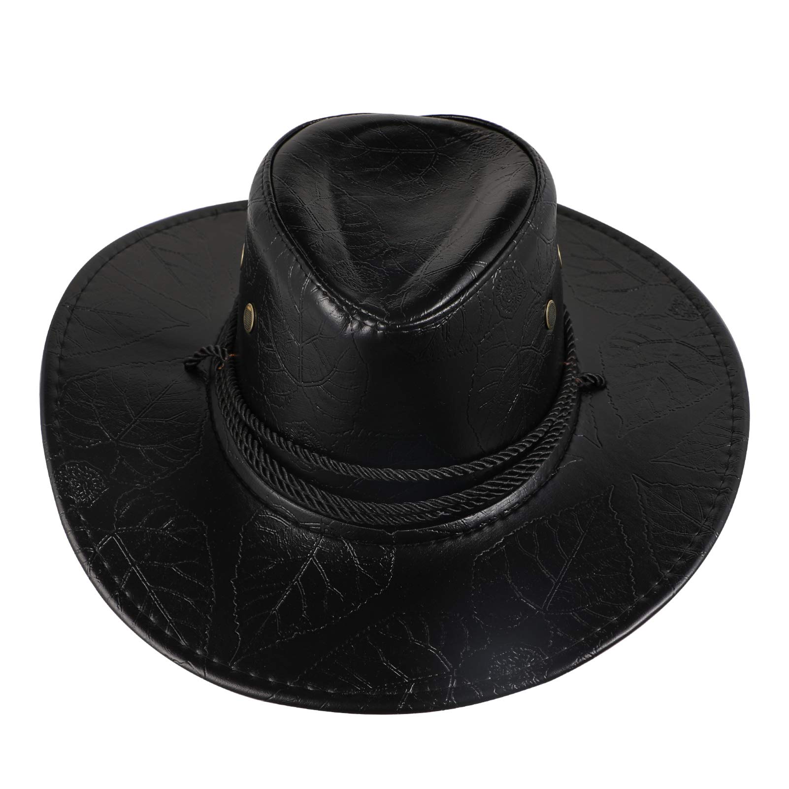 Abaodam Pellizco Sombreros de Vaquero de Viaje Estilo de Disfraz de Vaquera Moldeable Hombres Sombrero Mexicano Navidad Frente Duro Personalizado Adulto Regalo Interior