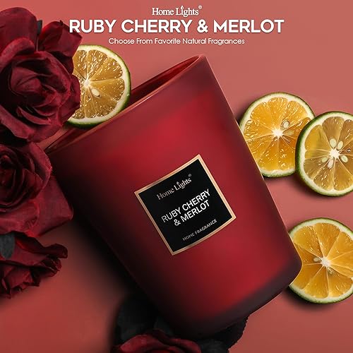 Miniatura 9 de HomeLights Velas perfumadas  Vela en tarro grande, 33.3onzas Velas de aromaterapia de soja natural, hasta 70horas de tiempo de combustión con