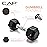 CAP Barbell 12 LB Rubber Coated Hex Dumbbell Hand Weight - Single | Chrome Handle
