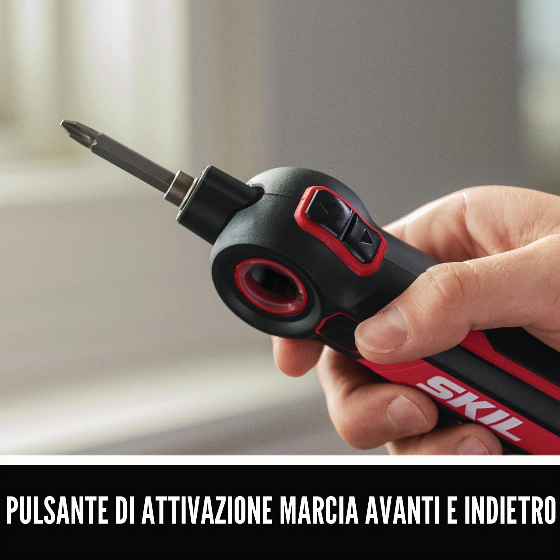 SKIL Twist 2.0 SD5619-02 - Cacciavite ricaricabile da 4 V con 28 punte per PC