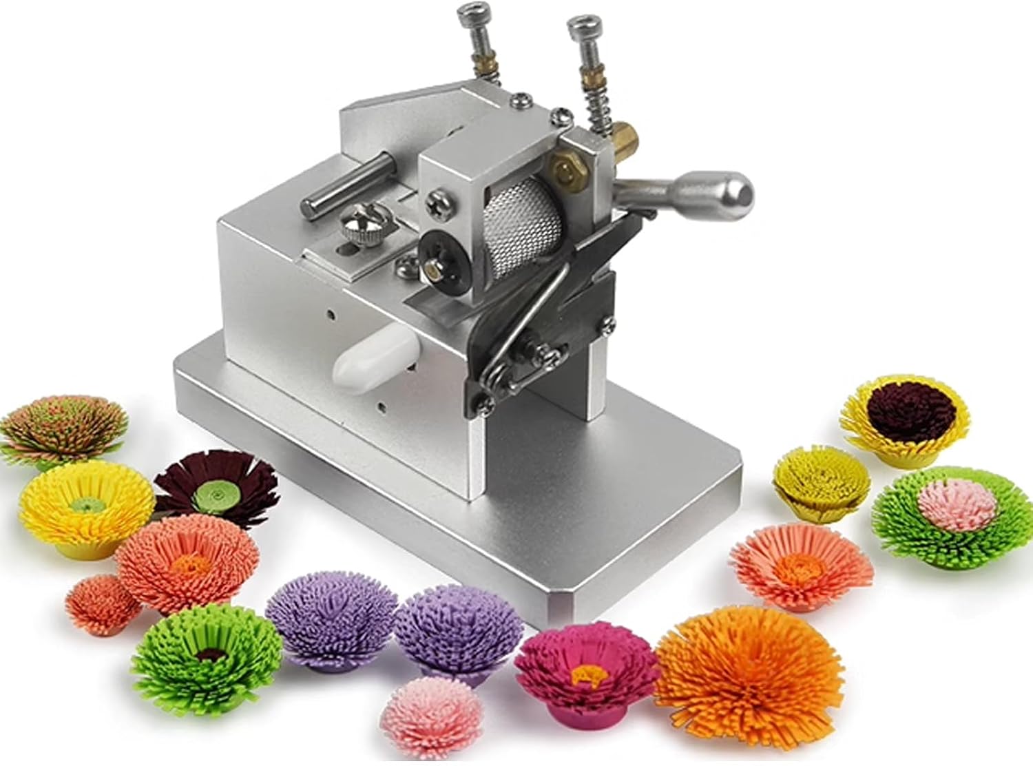 DIY Manual Paper Quilling Machine,Create 3D Paper Art,Adjustable Tassel Length Width,for Handmade Unique Crafts (B)