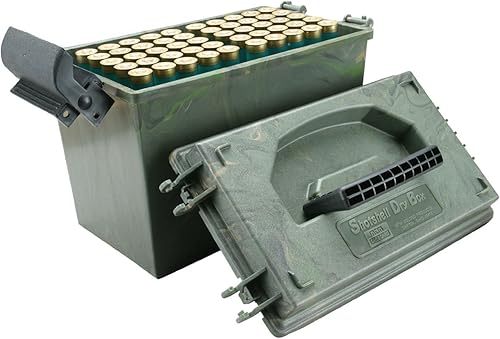 MTM SD-100-20-09 - Caja seca redonda de calibre 20, calibre 20 hasta 3 pulgadas, fabricada en Estados Unidos, camuflaje salvaje
