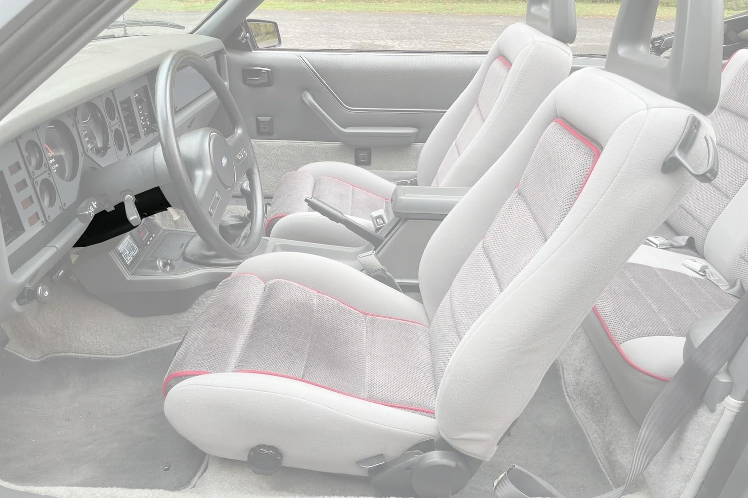 Blue Oval Industries Steering Wheel Column Lower Shroud Cover for 1979-1986 Ford Mustang