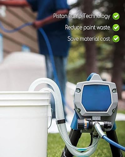 Miniatura 4 de La bomba de pulverización de pintura eléctrica reemplaza 24Y472 para Graco ProXChange ProX17 ProX19 ProX21, bomba de pistón eléctrica de acero