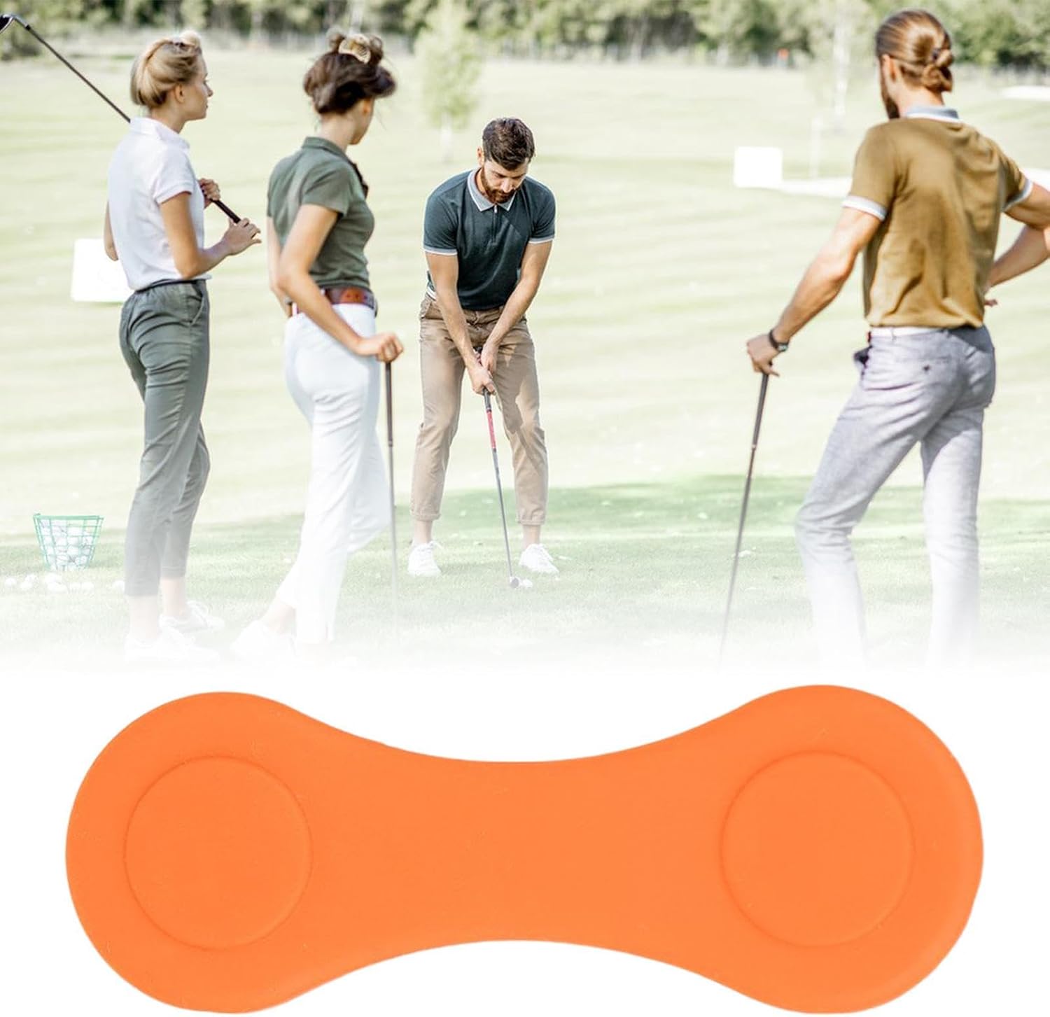 Golf Ball Marker Hat Clip, Magnetic Silicone Holder, Portable Sports Ac image 4