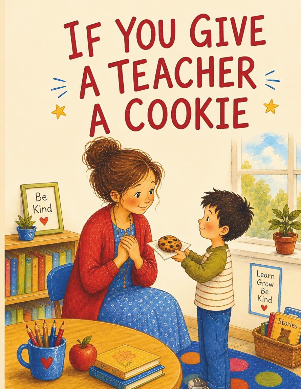 If You Give a Teacher a Cookie: The Perfect Teacher Appreciation Gift from Students and Parents | A Heartfelt Picture Book for End of Year, Teacher Appreciation Week & Back to School