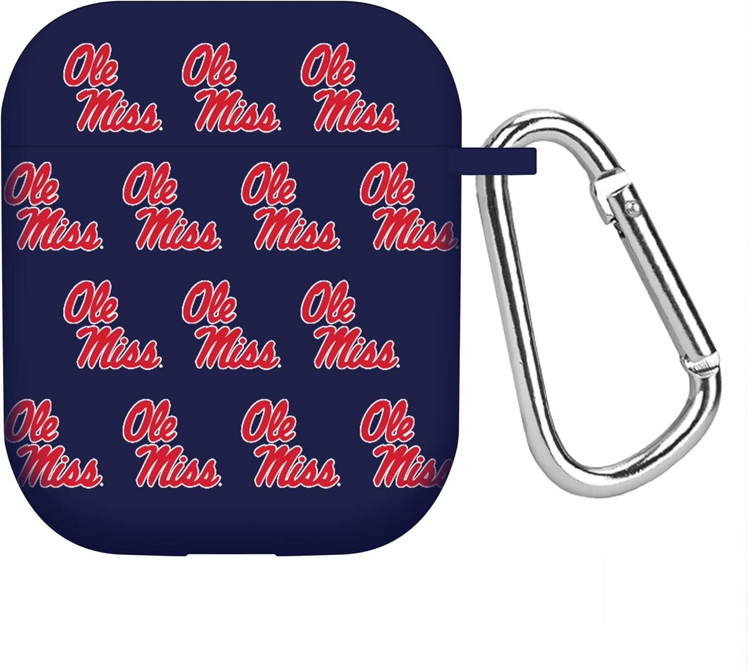 AFFINITY BANDS Mississippi Ole Miss Rebels HD Combo Package Compatible with Apple Watch and AirPods Gen 1 & 2 (38/40/41mm (42mm Series 11) Short Repeating)