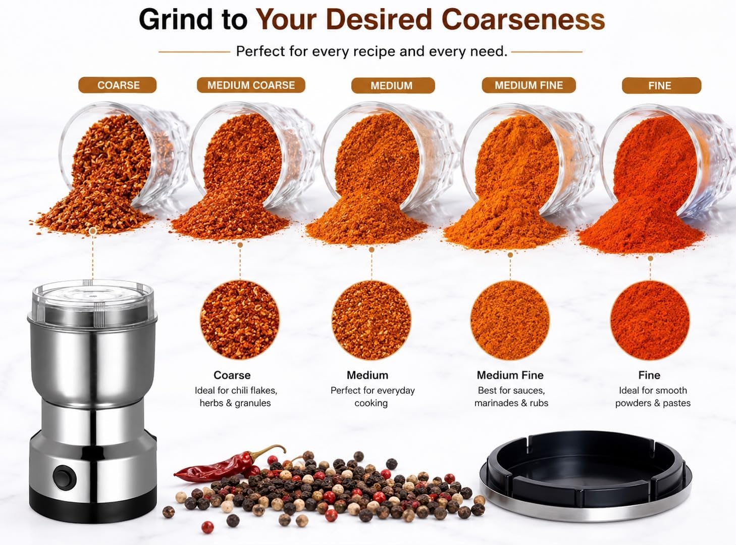 Nima Mixer Grinder - 2L Stainless Steel -5