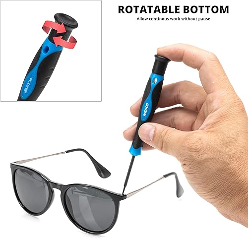 Miniatura 9 de Neiko 10573B Juego de destornillador dinamométrico destornillador de 14pulgadas mango largo alcance de 10a 50librapulgada 20puntas incluidas