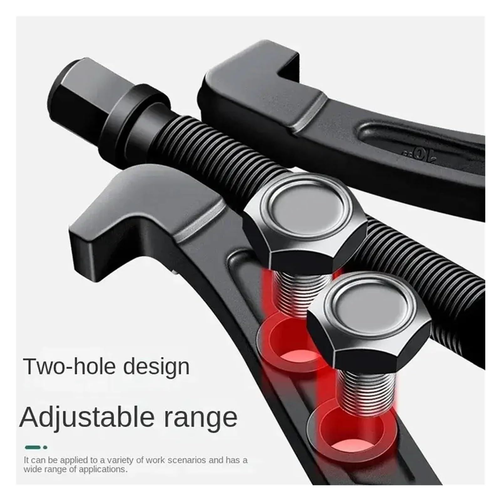 Estrattore per ingranaggi a 3 ganasce Estrattore a tre griffe 1pc Utensile for cuscinetti commutabile a due griffe/a tre griffe in acciaio al carbonio for ingranaggi forgiati | 6"