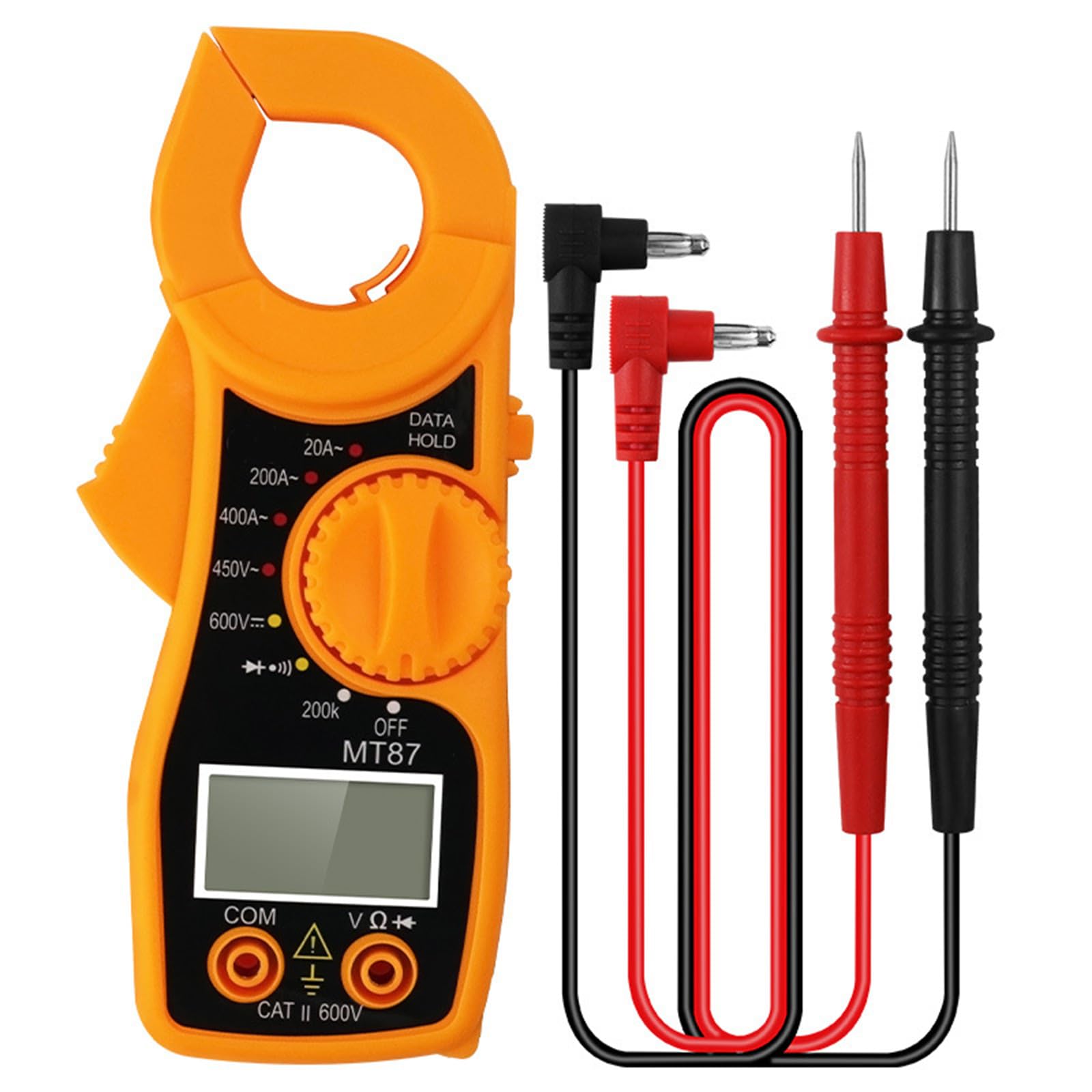 Apglsxy Compact Abs Clamp Meter Featuring Data Hold And Portable Design Digital Clamp Meter