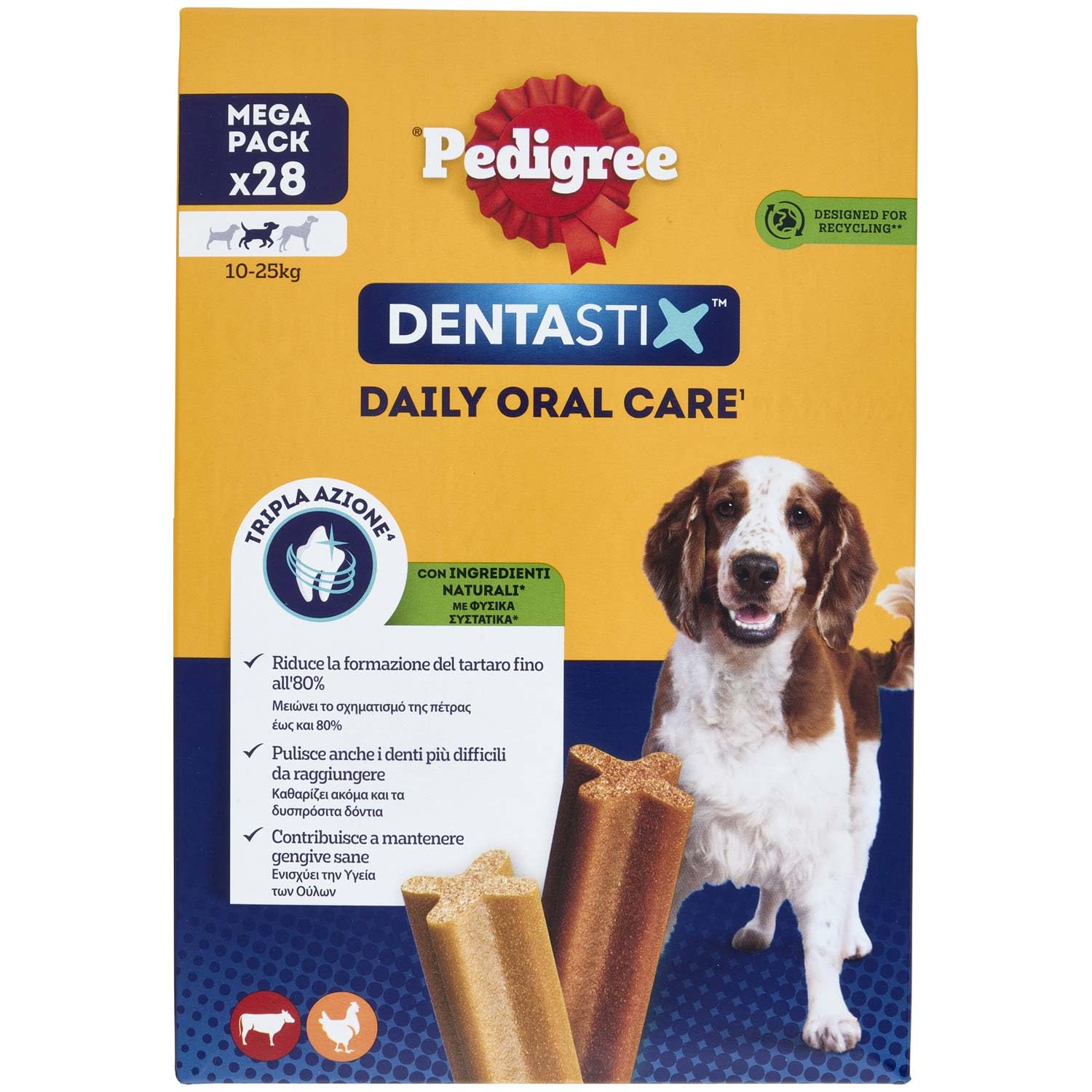 Pedigree Dentastix Daily Oral Care for Caner Size Medium Big Pack with 28 Stix