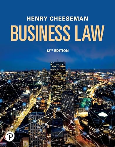 Cheeseman's Business Law