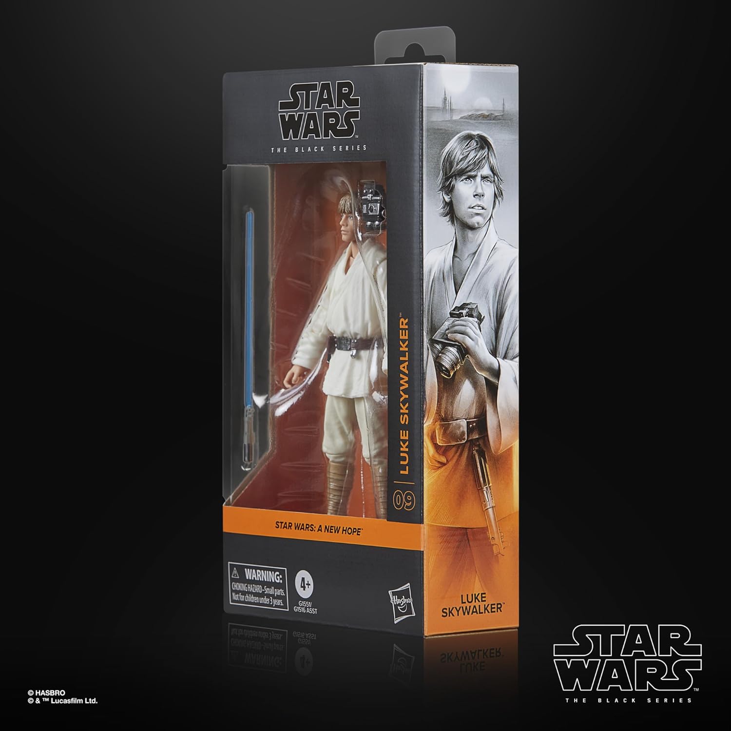 STAR WARS The Black Series Luke Skywalker, A New Hope Collectible 6 Inch Action Figure