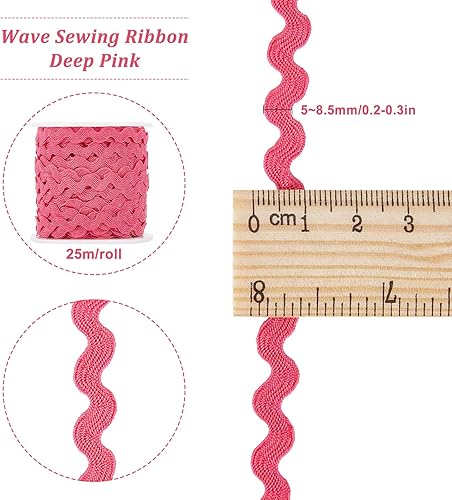 Miniatura 86 de GORGECRAFT 1 rollo de cinta RIC Rac de 27 yardas/82.0 ft para coser con flecos, 0.197 in/0.2 pulgadas para coser flores, boda, fiesta, cinta de Verde
