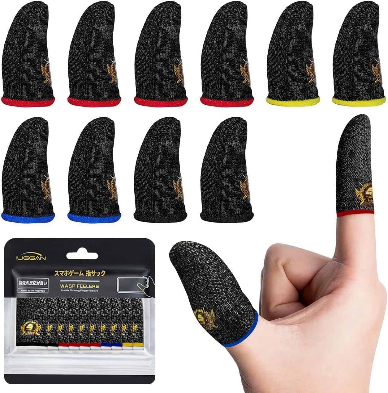 Finger Sack, Game, Seamless, Sound Game, Finger Sack, Smartphone Games, Wilderness Action, PUBG Mobile Code Mobile, Apex, Yubisaku, Ultra Sensitive, Ultra Thin Silver Fiber, Anti-slip Finger