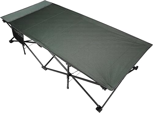 Miniatura 13 de REDCAMP Catres de Campamento Extra Anchos para 2 Personas para Adultos 500 lbs, 59" de Ancho Catres de Dormir Extragrandes Resistentes, Catres XXXL