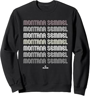 Retro Repeat Montana Semmel Prospect Baseball Fan Gear Sweatshirt