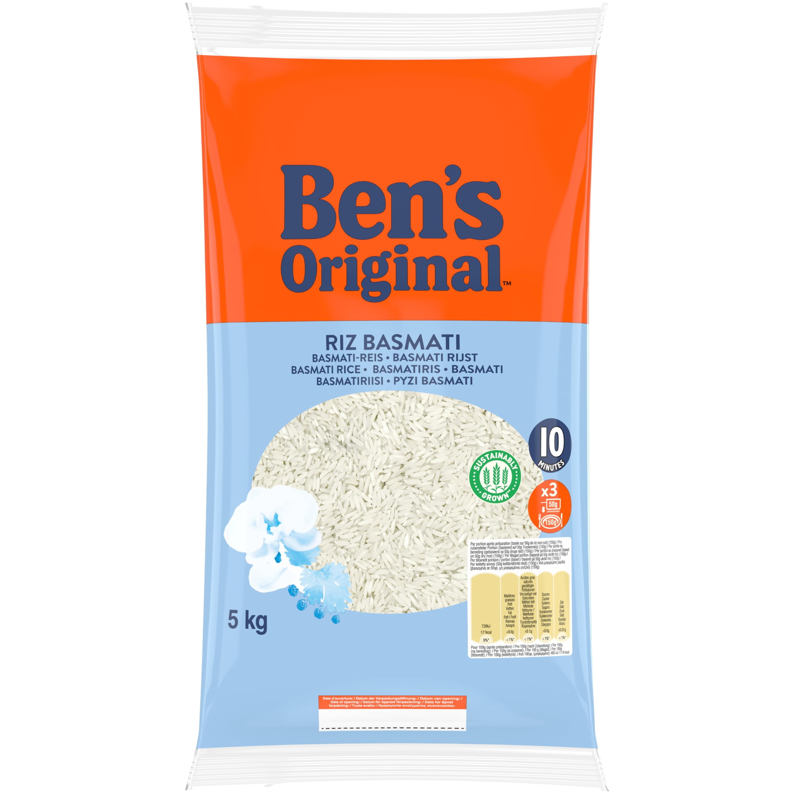 Bens Original Riz Basmati 5kg