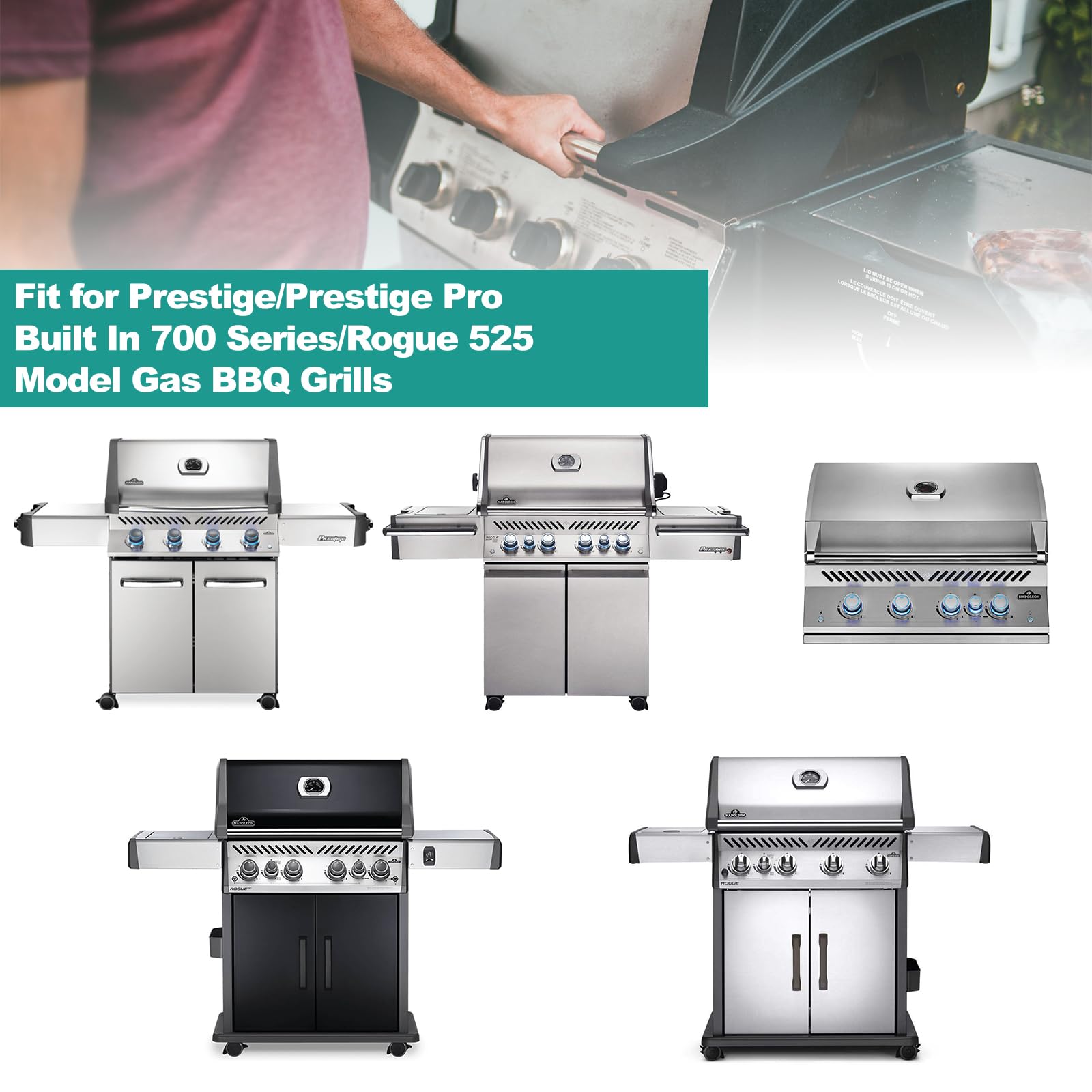 Amazon.com : Full-Size Griddle Insert for Napoleon P500 and Rogue