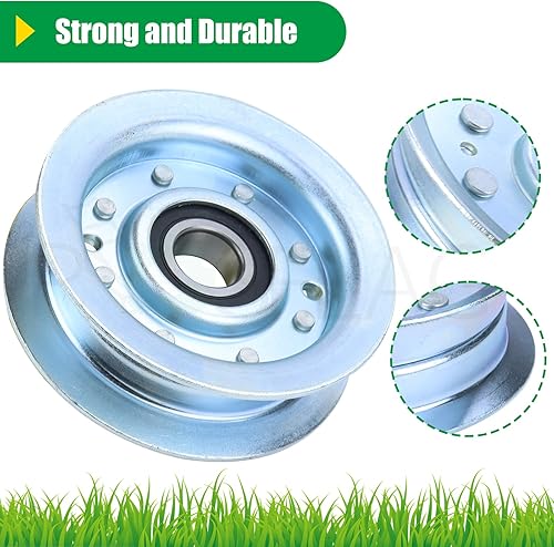 Vista 7 de La polea tensora GY22172 sustituye a la polea tensora GY20067 John Deere GY20067, John Deere GY22172 Polea de accionamiento de la cubierta de 1