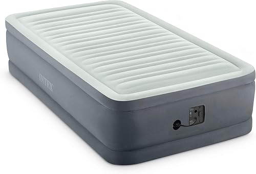 Miniatura 3 de Intex PremAire I Fiber-Tech - Cama de aire elevada con tecnología Dura Beam para el hogar con bomba eléctrica integrada, tamaño individual