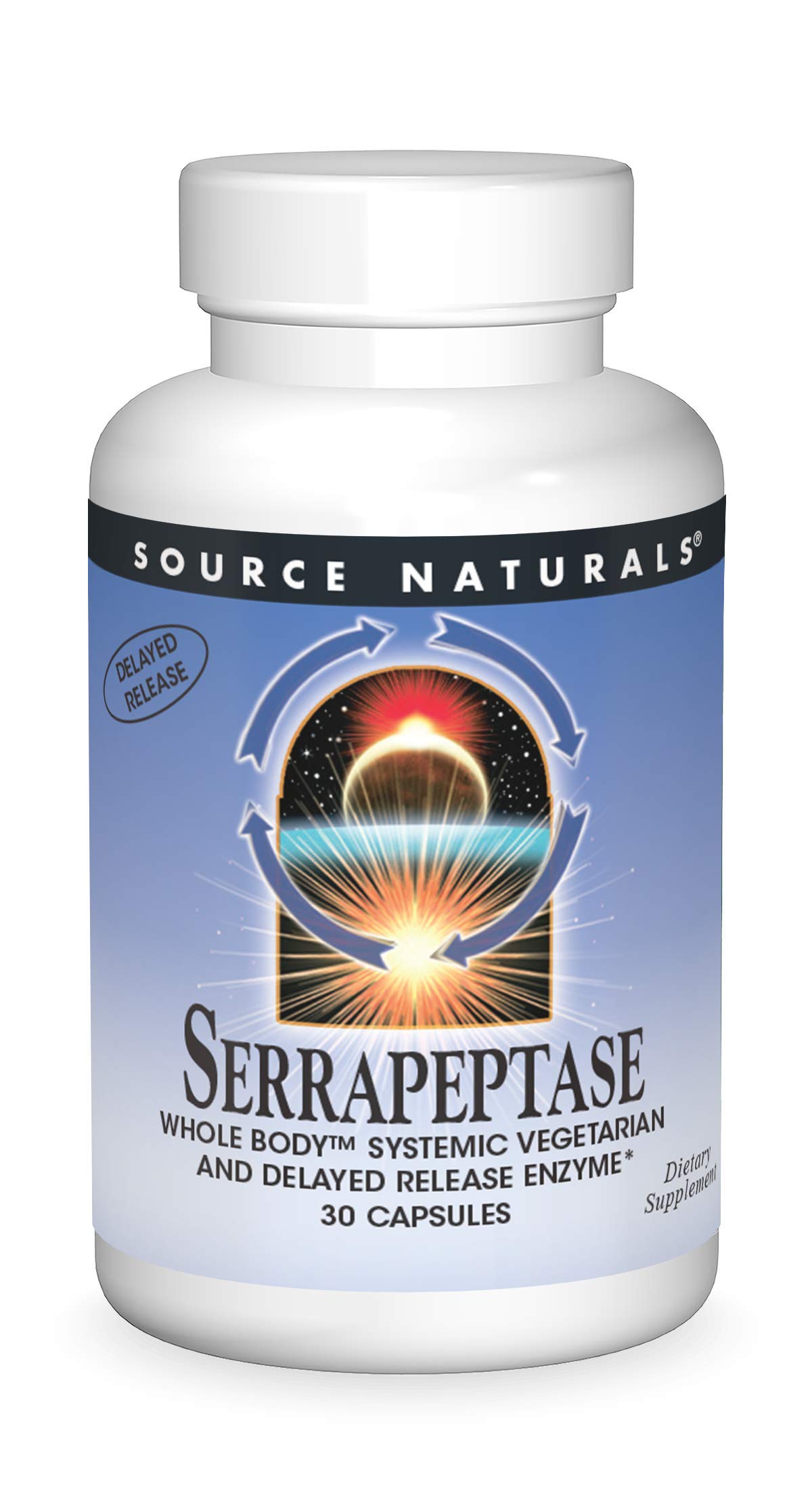 Source Naturals Serrapeptase - 30 Capsules 30 Count (Pack of 1)