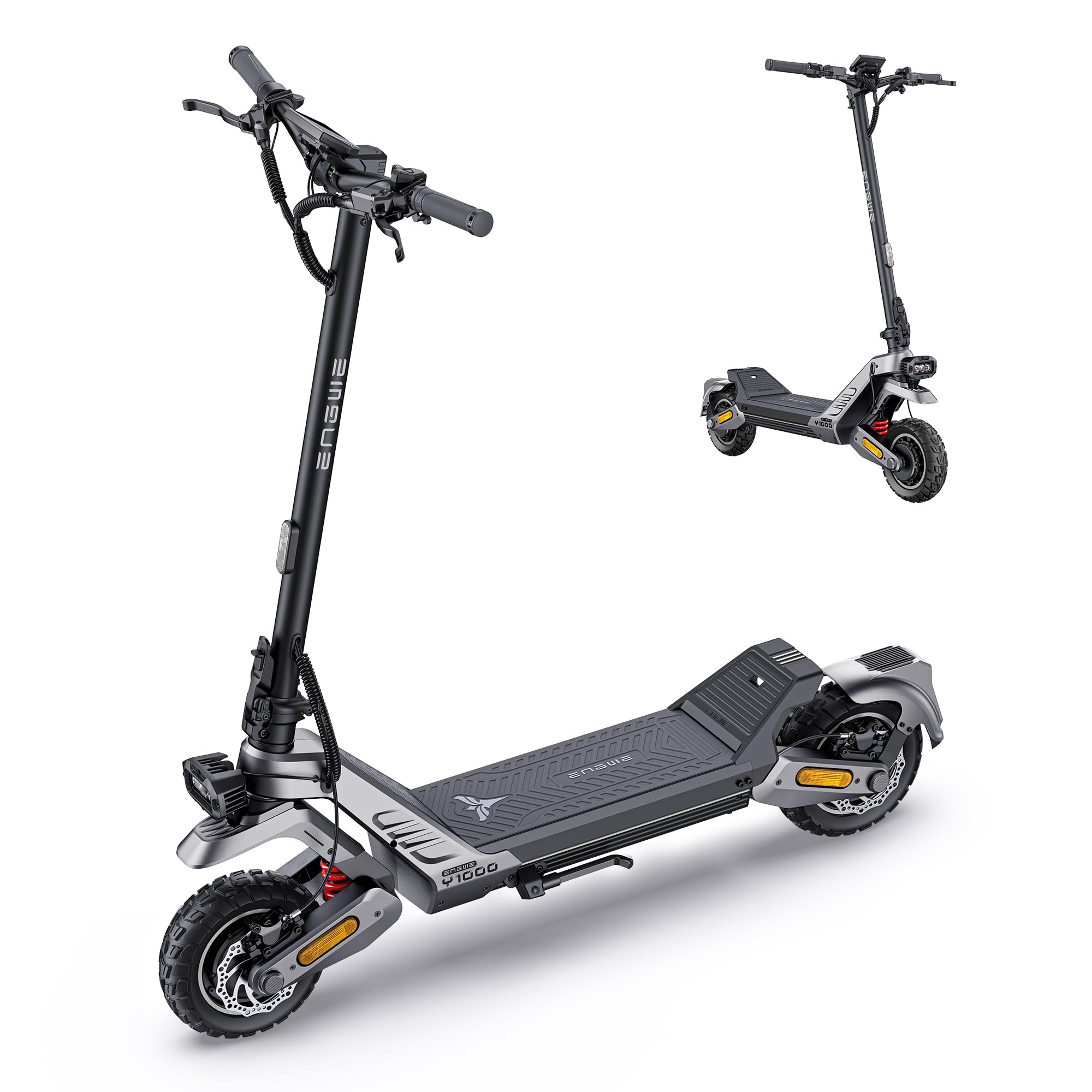 ENGWE Y1000 Monopattino Elettrico a Doppio Motore con Batteria da 52V e 22.5Ah Fino a 100KM, Sblocco NFC e Bluetooth, Navigazione Intelligente, Freni Disco Idraulici e Doppia Sospensione