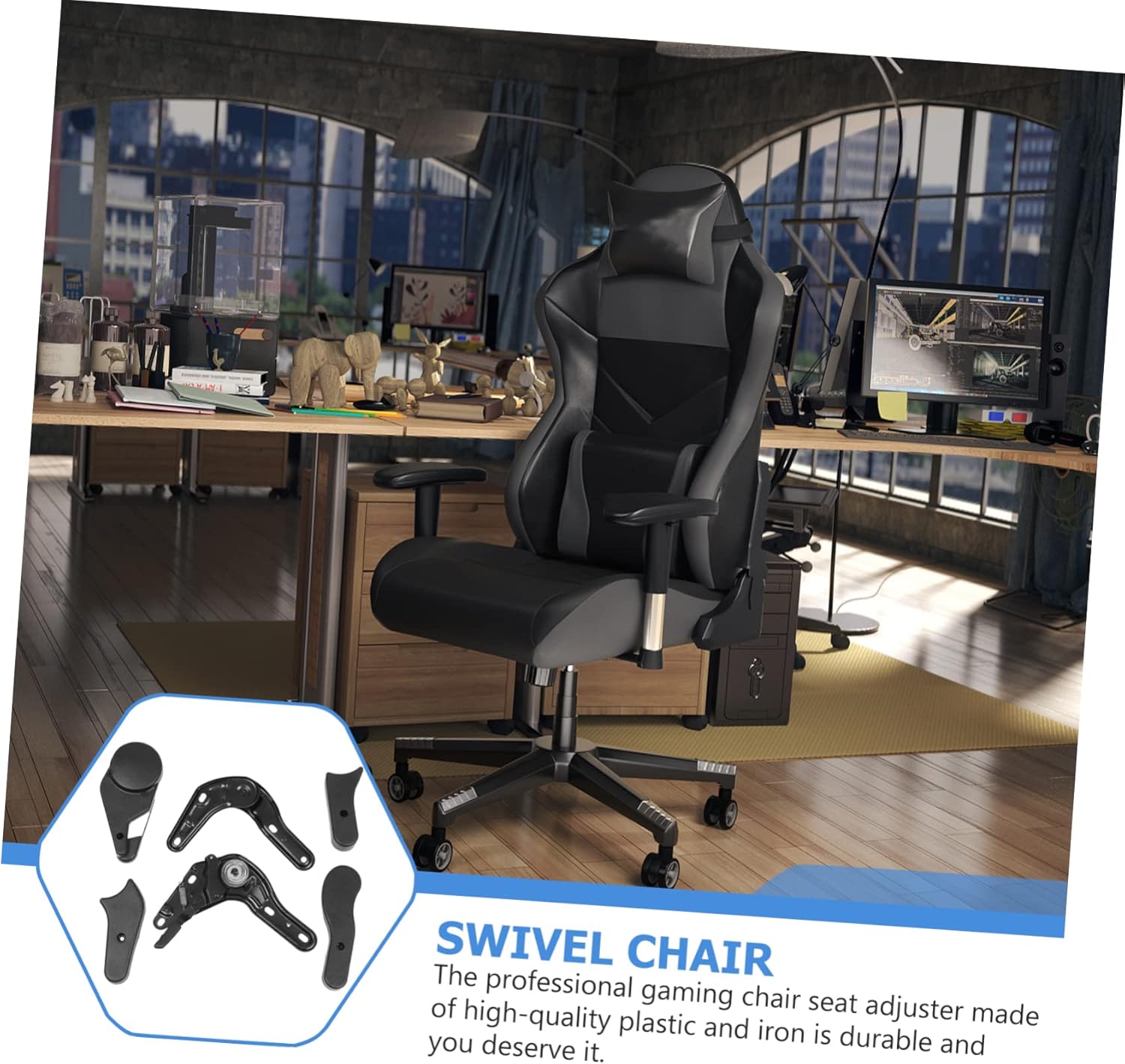 6pcs Multi Angle Chair Adjusters for Gaming Chairs Regulators Angle Adjusters for E-Sports Seating Replacement Accessories