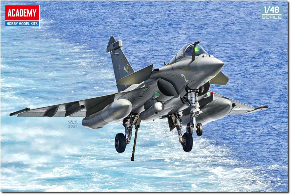 Academy - 1/48 Rafale M Marine National - Maquette en plastique - Echelle 1/48