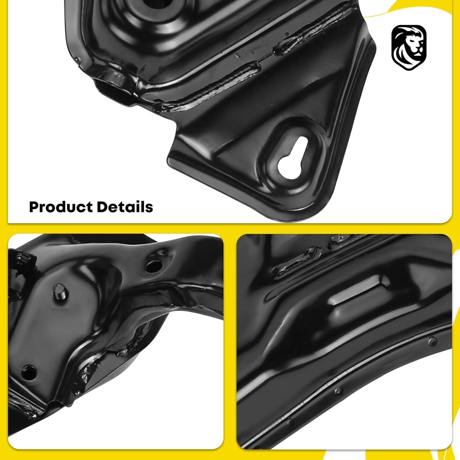 YHTAUTO Front Frame Crossmember Subframe Replacement for 2012-2017 Hyundai Accent, 2012-2017 Kia Rio, Suspension Cross Member 62400-1R000, 62400-1W000