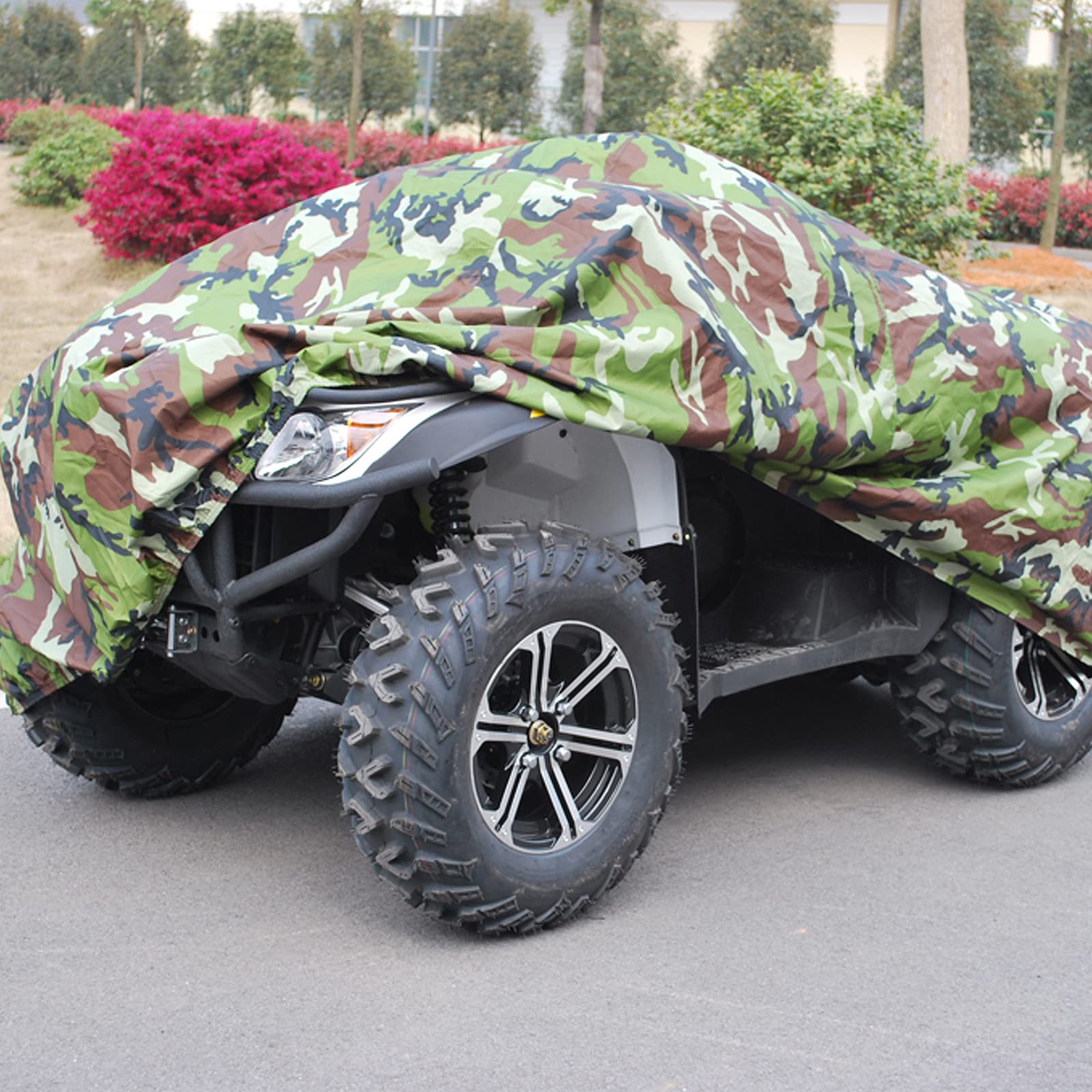 Housse de Rangement extérieure pour Quad ATV - Imperméable - 210D - Résistante aux UV - Résistante au Vent et à la poussière - Résistante au Vent - Oxford 210D - XXL