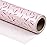 WRAPAHOLIC 30 Inch Pink Wrapping Paper Roll - Jumbo Pink Color with Colorful Line Segment Print for Birthday, Holiday, Wedding, Baby Shower Wrap - 30 inch x 33 feet