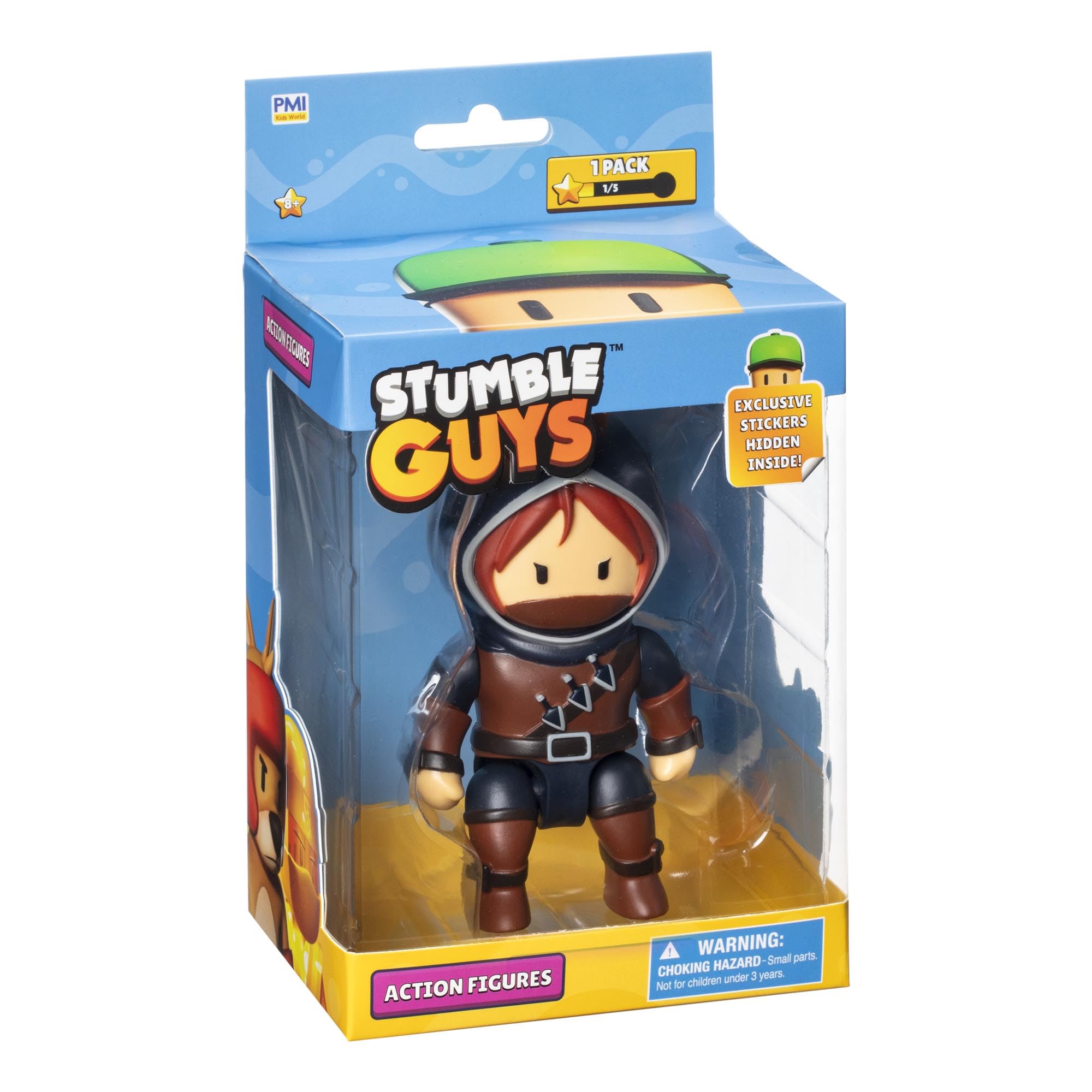 Figurine articulée - BANDAI - Stumble Guys - Stabby Kate - 11 cm - Avec stickers