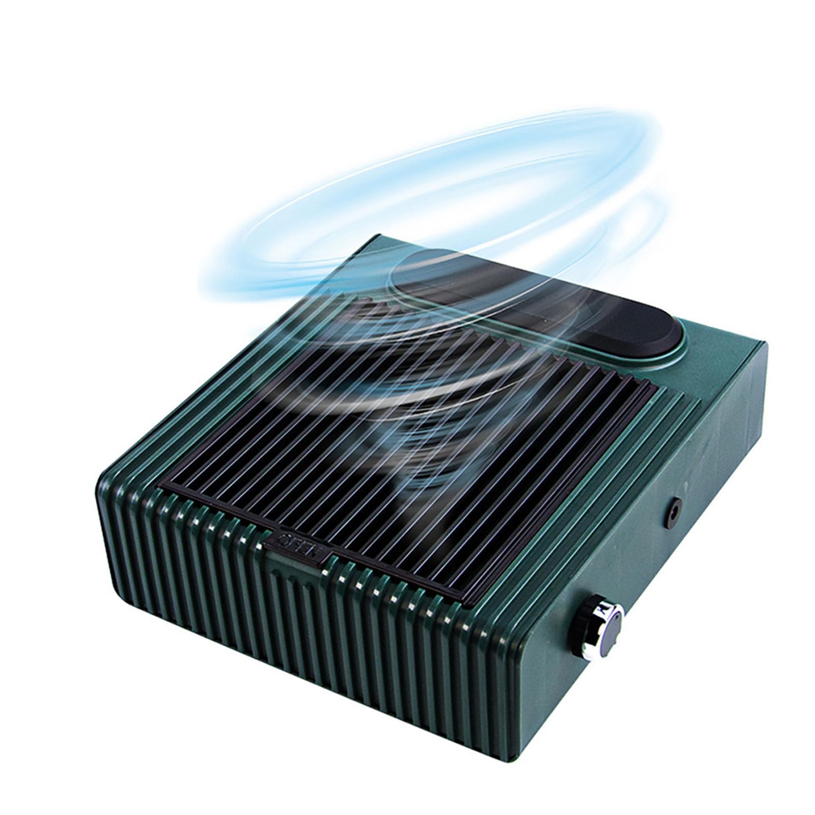 Colector de Polvo de Uñas Profesional de 80W – Aspiradora de Manicura Potente con Ventilador y Filtro (Verde)