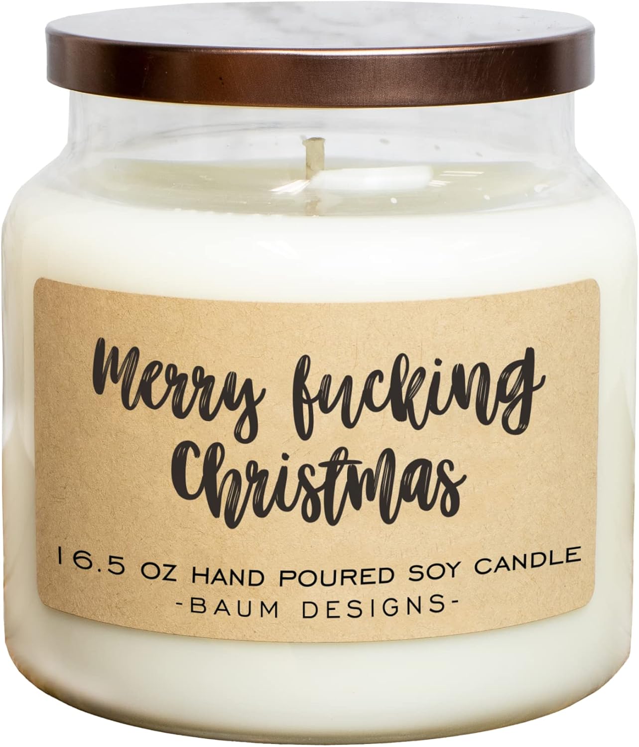 Merry Fucking Christmas Soy Candle