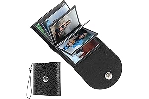 Personalized Photo Keychain, Custom Picture Keychain with 5/10 Pictures, Mini Retro Photo...