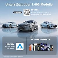 Adaptor wireless Android Auto Uniytriox pentru videoclipuri YouTube și TikTok, comutare rapidă, pentru telefoane cu Android 11 sau o versiune ulterioară 6