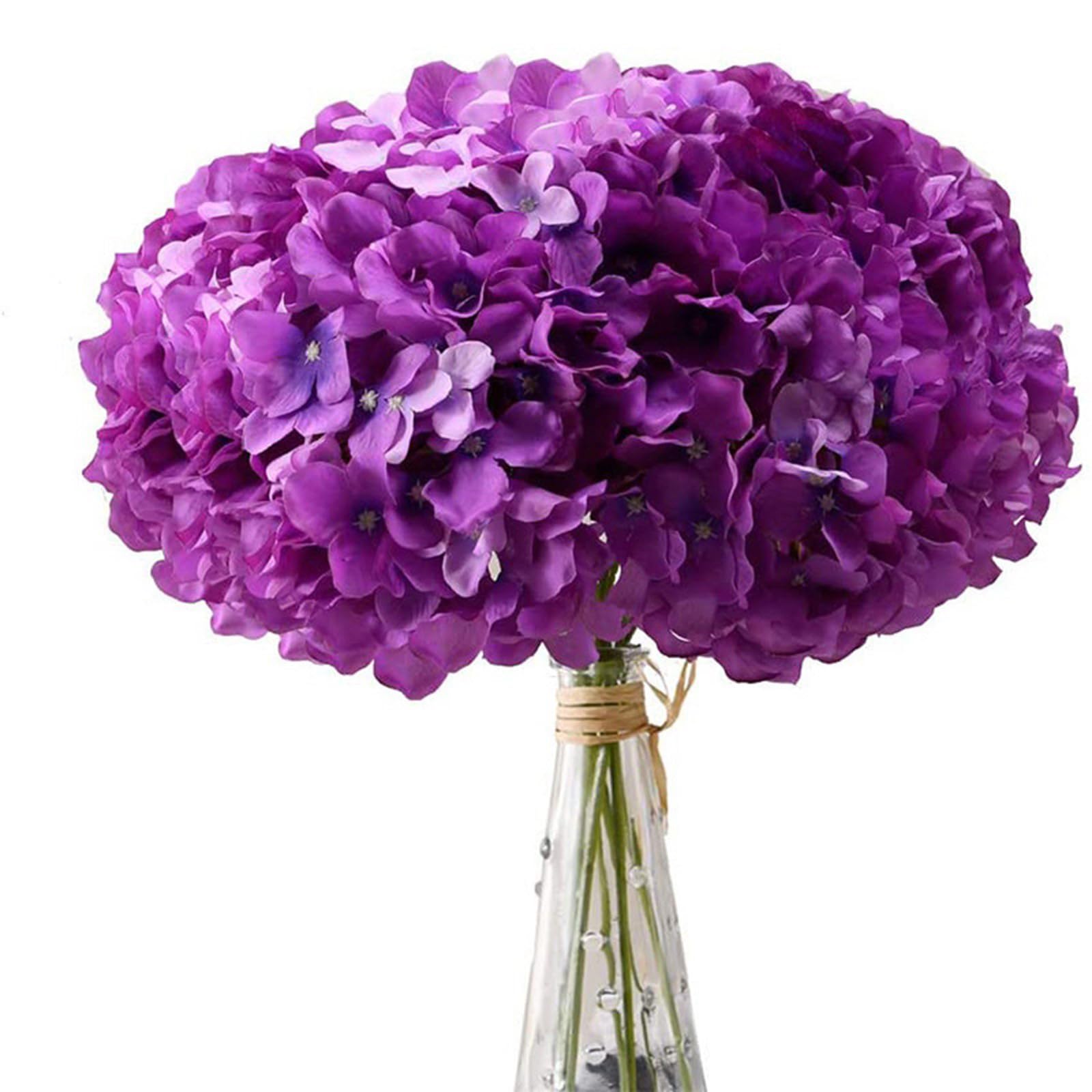 ZBIianxer Realistic Artificial Hortensia Bridal Bouquet Flower with Natural Lookings for Wedding Decoration Floral Arrangement Artificial Flower Wedding Bouquet