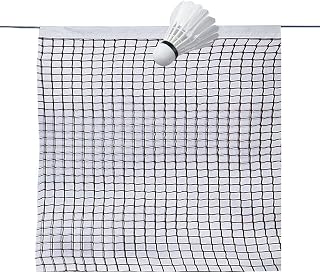 Happyupcity Green Badminton Net with Rope Cable - Portable Single-Edged Volleyball Net for Beach, Backyard, Tennis Training (240x30 Inch)