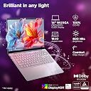 Lenovo Yoga Slim 7 Aura Edition Intel Evo Core Ultra 5 226V (16GB RAM/1TB SSD/14 (35.5cm)/WUXGA OLED/Copilot+ PC/Windows 11/Office Home 2024/1Yr ADP Free/Grey/1.19Kg), 83JX005FIN AI Laptop gallery image