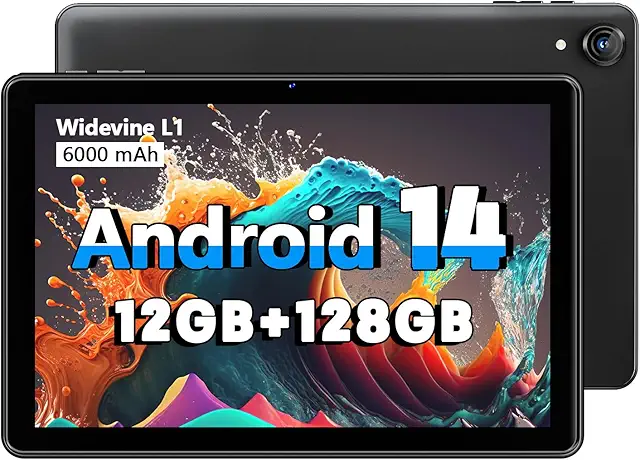 Imagen relacionada con Hasskya Tablet Android de Alto Rendimiento, 12GB RAM 128GB ROM, Tablets de 10 Pulgadas con Pantalla táctil HD 1280 * 800 IPS, procesador Octa-Core, 1TB Ampliable, CPU Unisoc A523, Doble Cámara