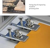 Vista 2 de The Lord of the Tools Kit de abrazaderas de compresor de tuerca en T ajustable, mini accesorio de abrazadera de sujeción en T compatible