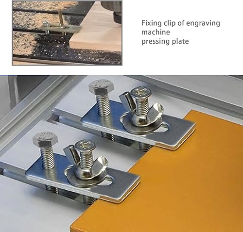 Miniatura 2 de The Lord of the Tools Kit de abrazaderas de compresor de tuerca en T ajustable, mini accesorio de abrazadera de sujeción en T compatible con