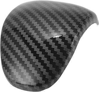 TUCKBOLD ABS Gear Shift Knob Button Cover for Kia Forte Sorento Carens Seltos Telluride XCEED CEED Carbon Fiber Black