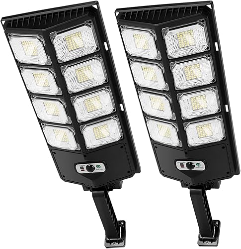 Luz de calle solar, luz de pared solar LED con sensor de movimiento, se puede utilizar con control remoto, se puede cambiar entre tres modos. IP65