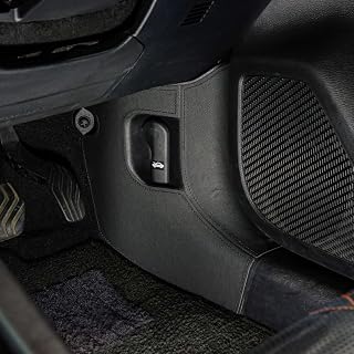 【axis-parts】三菱 アウトランダーPHEV 適合 型式：GN0W フットサイドキックガード 4点セット fskg-mop-048 パターン：レザー/ステッチカラー：ブラック(ST)