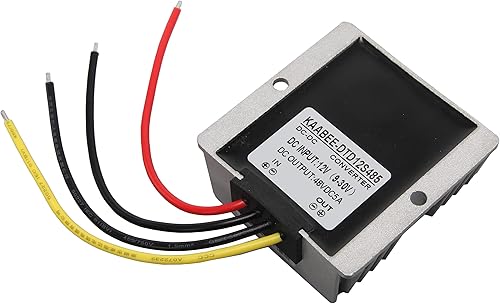 Miniatura 9 de Convertidor DC-DC 12V 24V Paso hasta 48V Booster Transformador de voltaje (8A 384W)