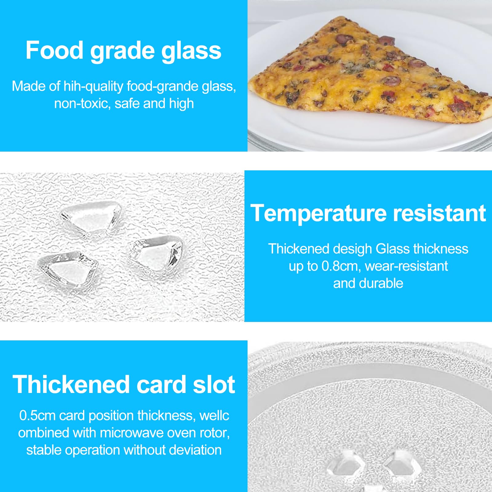 Piatto forno microonde 24,5 cm con trascinatore per lg e varie marche Piatto forno microonde 24,5 cm con trascinatore per lg e varie marche